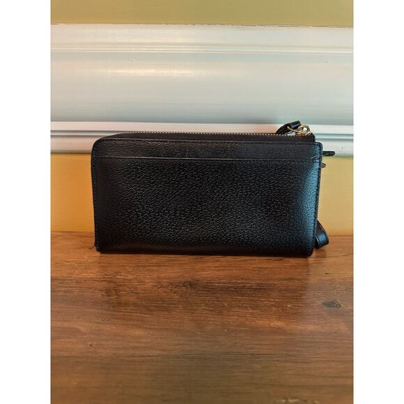 Kate Spade Black long‎ zipper wallet 8"x4" - Picture 2 of 12